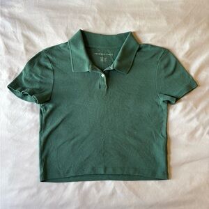 American Girl Green Crop Top